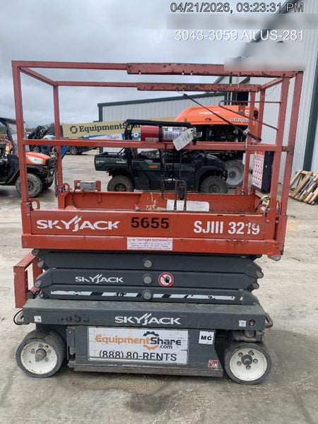 2017 Skyjack SJIII-3219 SJ3219, Trojan Battery Set, Extended Warranty 5yr/5k hr