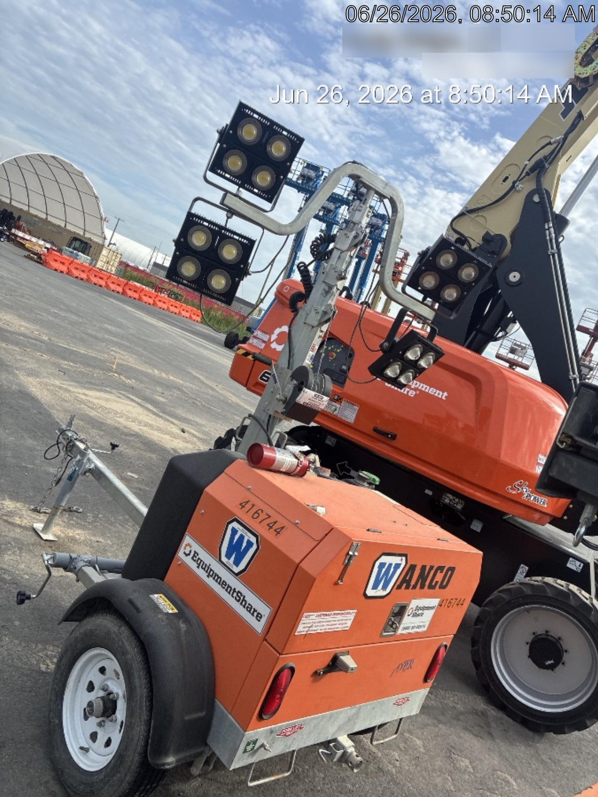 2024 Wanco WLTT-4MM4K Diesel, Deep Sea Controller, Shore Power Plug, Auto Start, (4) 350W LED Floodlights, 4kW Generator, 60 Gal Fuel Tank, 2" Ball, T3