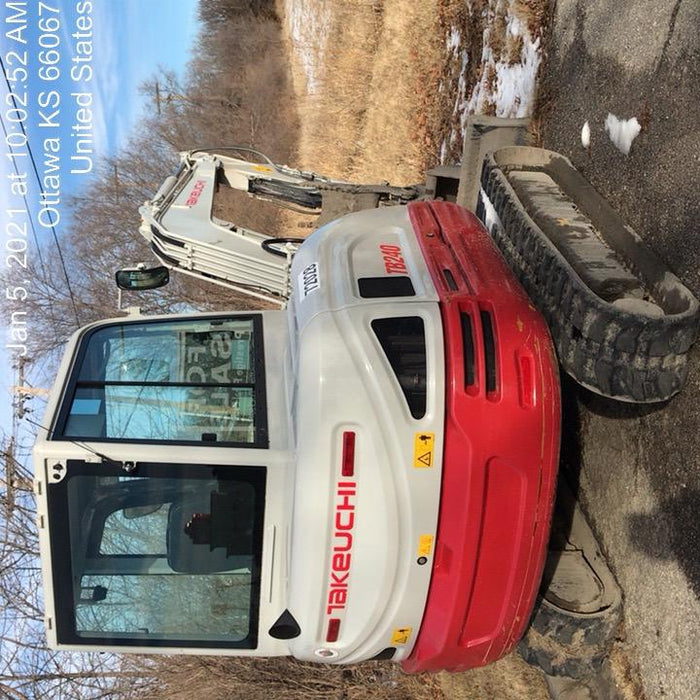2020 Takeuchi TB240 CAB, AC/HEAT, THUMB