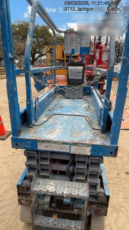 2019 Genie GS-1930 Fixed Rails with Chain Entry