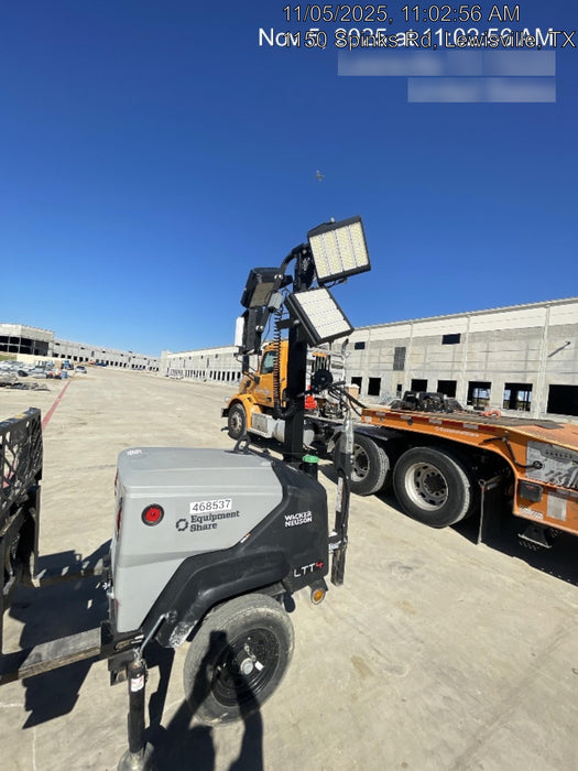 2024 Wacker Neuson LTT4 Diesel, Kohler KDW702, Deep Sea Controller, Auto Start, LED 320W, Bypass Outlet, T3