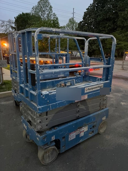 2020 Genie GS-1930 Solid Non Marking Tires, Beacon, Folding rails with half height swing gate