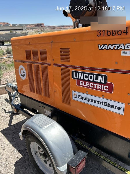 2023 Lincoln Electric Vantage 549X Crosslink Technology, Trailer Mounted, ES Decals, T3