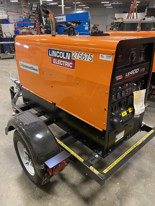 2022 Lincoln Electric LE400 Kubota V1505, Trlr, Cable Rack, Light Kit, ES Decals, T3