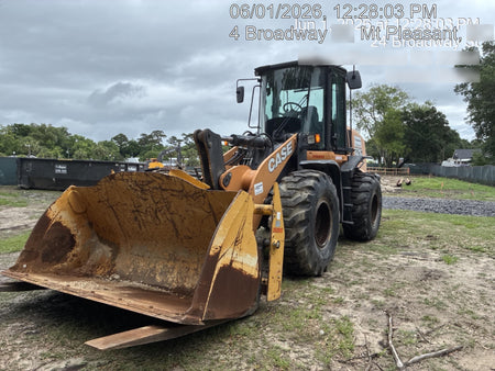 2018 Case 621G CLOSED CAB, 1 FUNCTION, JRB 416 STYLE HYD COUPLER