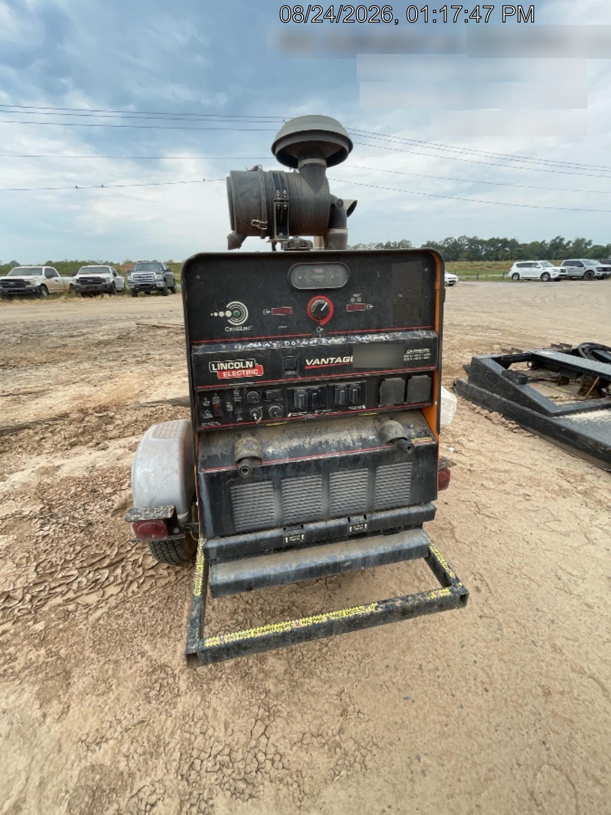 2022 Lincoln Electric Vantage 549X Crosslink Technology, Trailer Mounted, ES Decals, T3