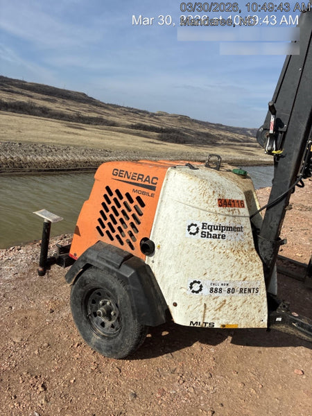 2023 Generac MLT2 Diesel, Flex Switch 120V Input, Powerzone Controller, (4) 320W LED Lights, 4kW Generator, 39.9 Gal Fuel Tank, 2" Ball, T3