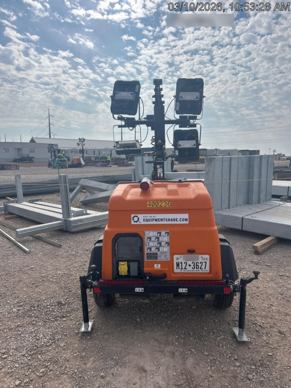 2024 Generac MLT2 Diesel, Flex Switch 120V Input, Powerzone Controller, 
(4) 320W LED Lights, 4kW Generator, 39.9 Gal Fuel Tank, 2" Ball, T3