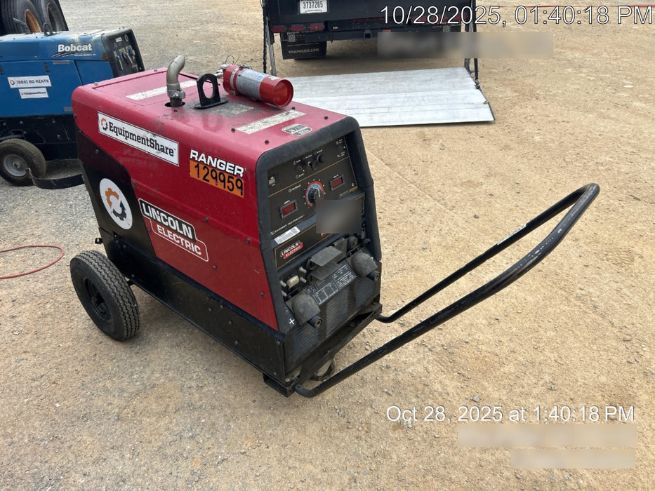 2021 Lincoln Electric Ranger 305 LPG K3430-1, Ranger 305 LPG, Undercarriage, Tank Holder & Strap, 10kw AC Gen, 25hp Kohler LPG Eng