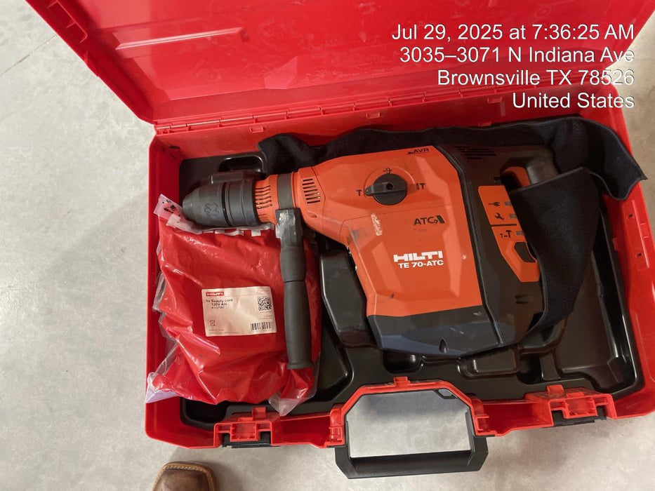 2025 HILTI TE 70-ATC/AVR