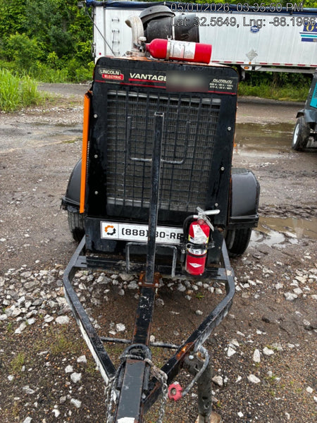 2021 Lincoln Electric Vantage 549X Ready Pak 3, ORANGE (includes trailer, cable rack, fender light kit)