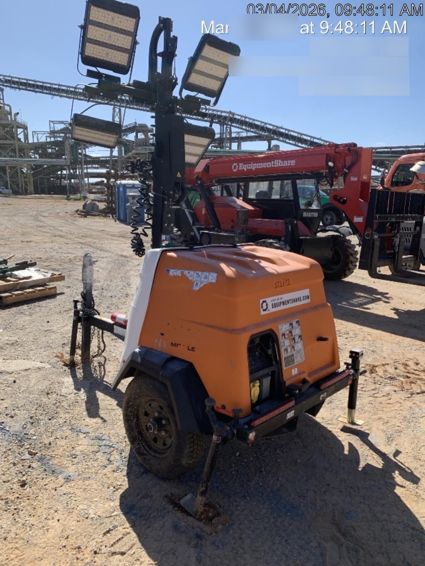 2023 Generac MLT2 Diesel, Flex Switch 120V Input, Powerzone Controller, 
(4) 320W LED Lights, 4kW Generator, 39.9 Gal Fuel Tank, 2" Ball, T3