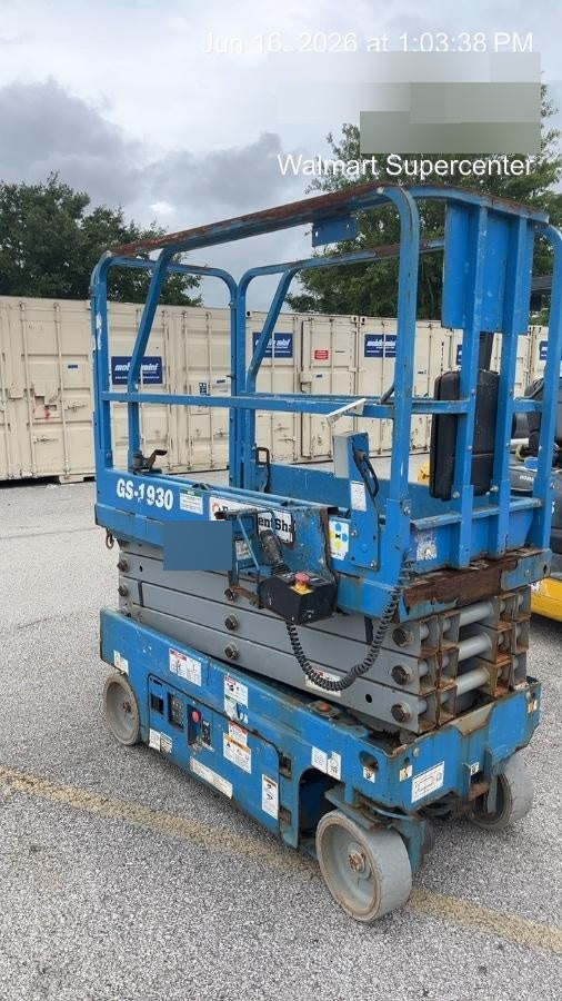 2019 Genie GS-1930 Fixed Rails with Chain Entry