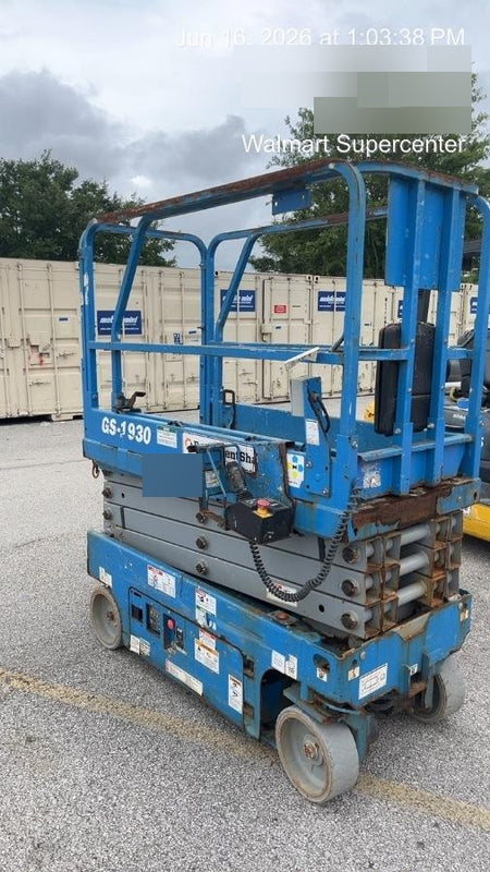 2019 Genie GS-1930 Fixed Rails with Chain Entry