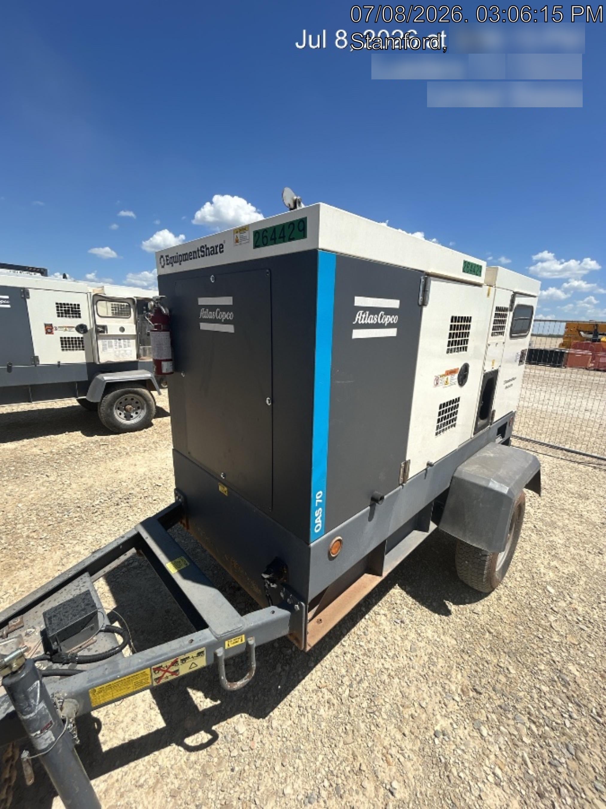 2022 ATLAS COPCO QAS 70