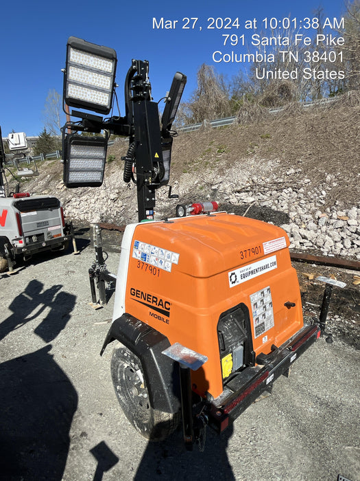 2023 Generac MLT2 Diesel, Flex Switch 120V Input, Powerzone Controller, 
(4) 320W LED Lights, 4kW Generator, 39.9 Gal Fuel Tank, 2" Ball, T3