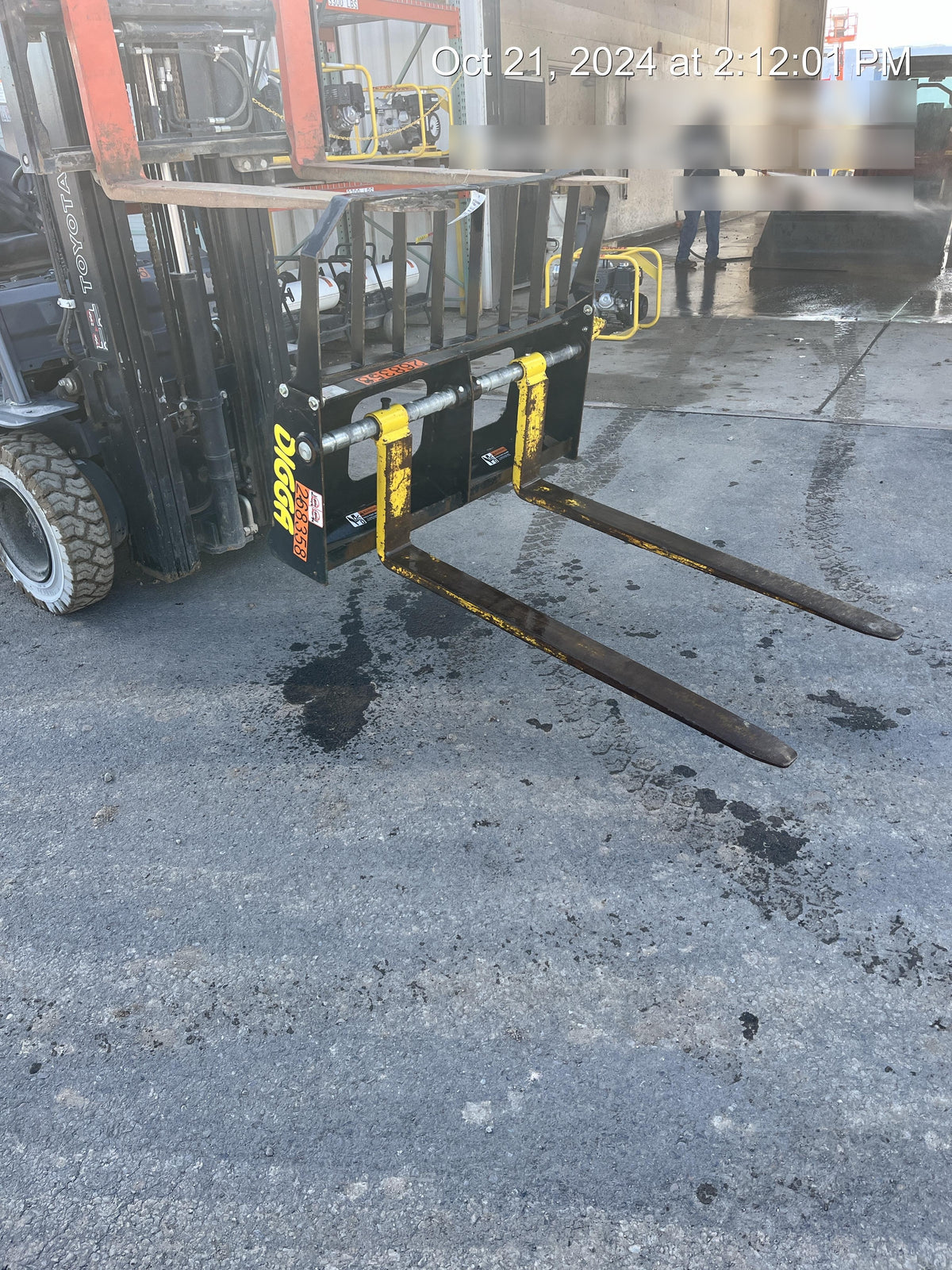 2022 DIGGA 48" Pallet Forks - Digga
