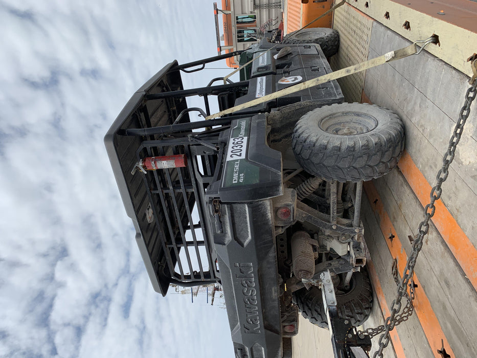 2018 Kawasaki Mule PRO-DXT Kawasaki Mule 4x4 Diesel UTV w/Hard Top, Windshield, Beacon, Backup Alarm, ES Keypad/Hardware Installed