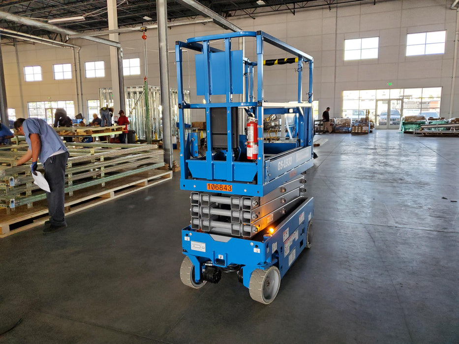 2020 Genie GS-1930 Solid Non Marking Tires, Beacon, Folding rails with half height swing gate, 800W Inverter