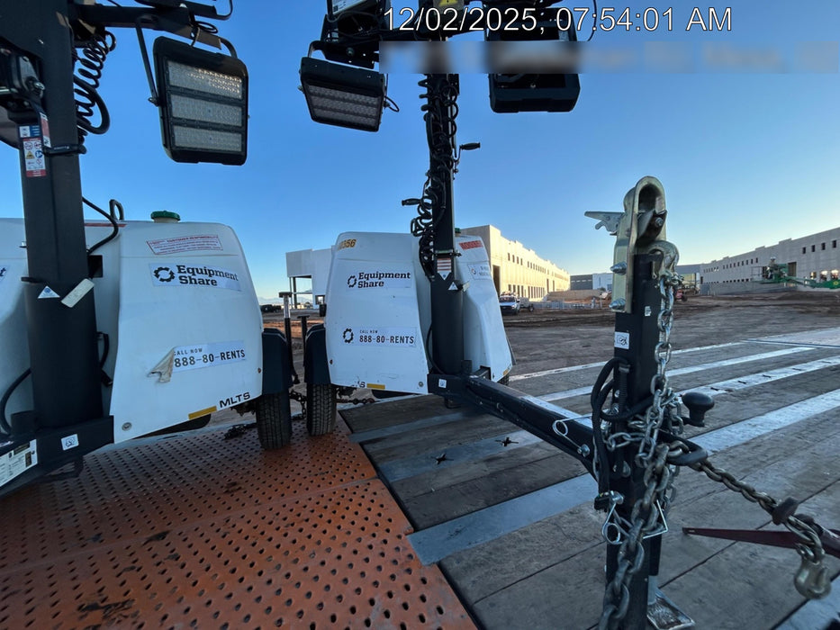 2024 Generac MLT2 Diesel, Flex Switch 120V Input, Powerzone Controller, 
(4) 320W LED Lights, 4kW Generator, 39.9 Gal Fuel Tank, 2" Ball, T3