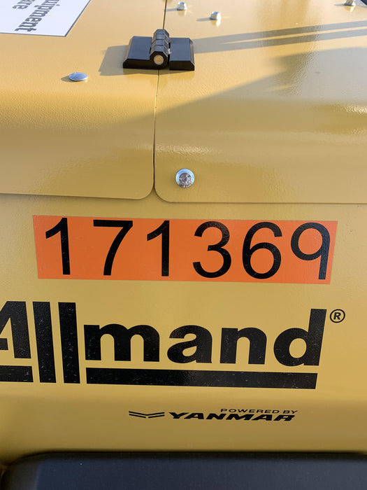 2021 Allmand NLV3GR (4) LED Light Fixture 350W, 23' Vertical Mast, 3kW Prime, Towable, Deep Sea L401, Leveling Jacks, Yanmar T4F 5.8hp