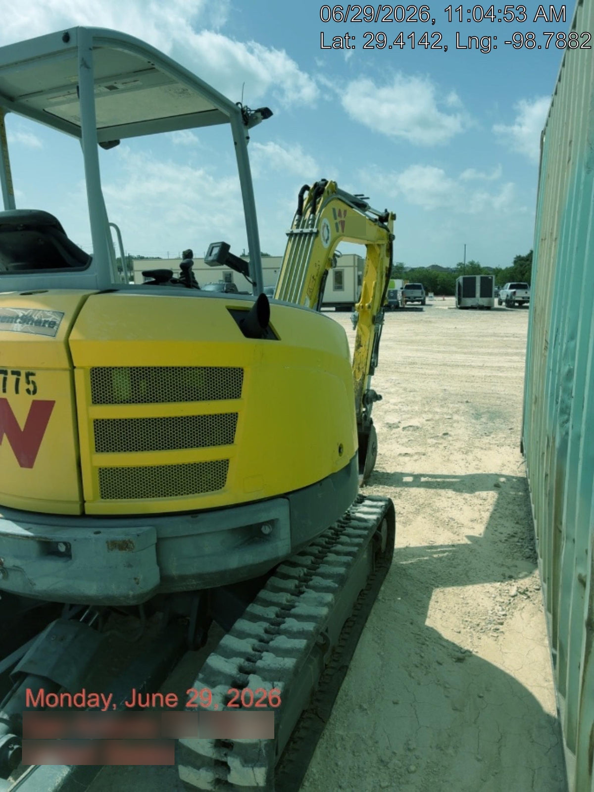 Wacker Neuson EZ36 Canopy unit with one Bucket