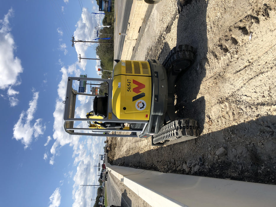 2020 Wacker Neuson EZ36 MX,TRK,LONG,CANOPY w/QC Coupler, 12"/18"/24" HD Buckets