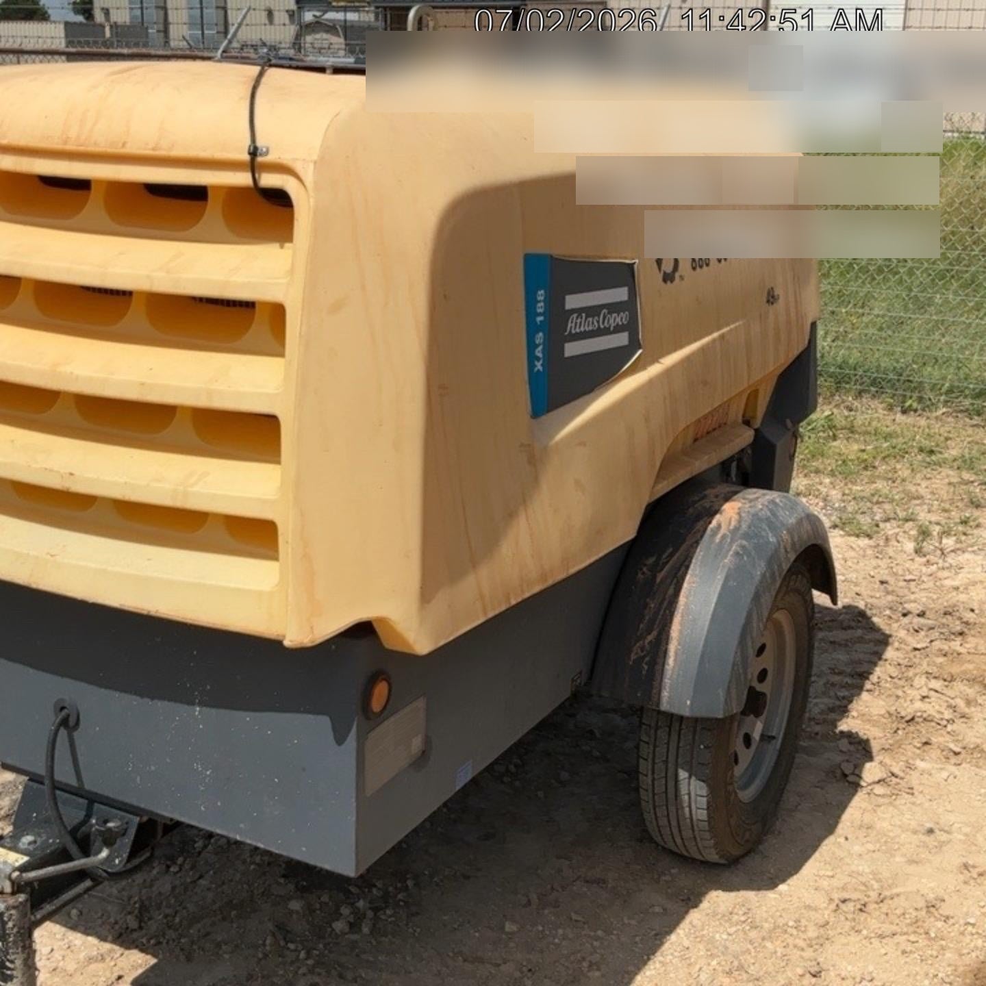2022 ATLAS COPCO XAS188 CWK