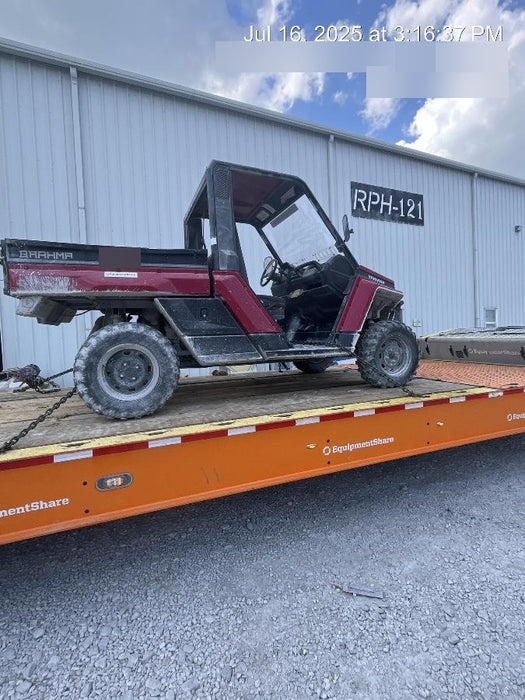 2021 Yanmar YU1000 Canopy, Steel Wheel, Poly WindShield, Beacon, Backup Alarm