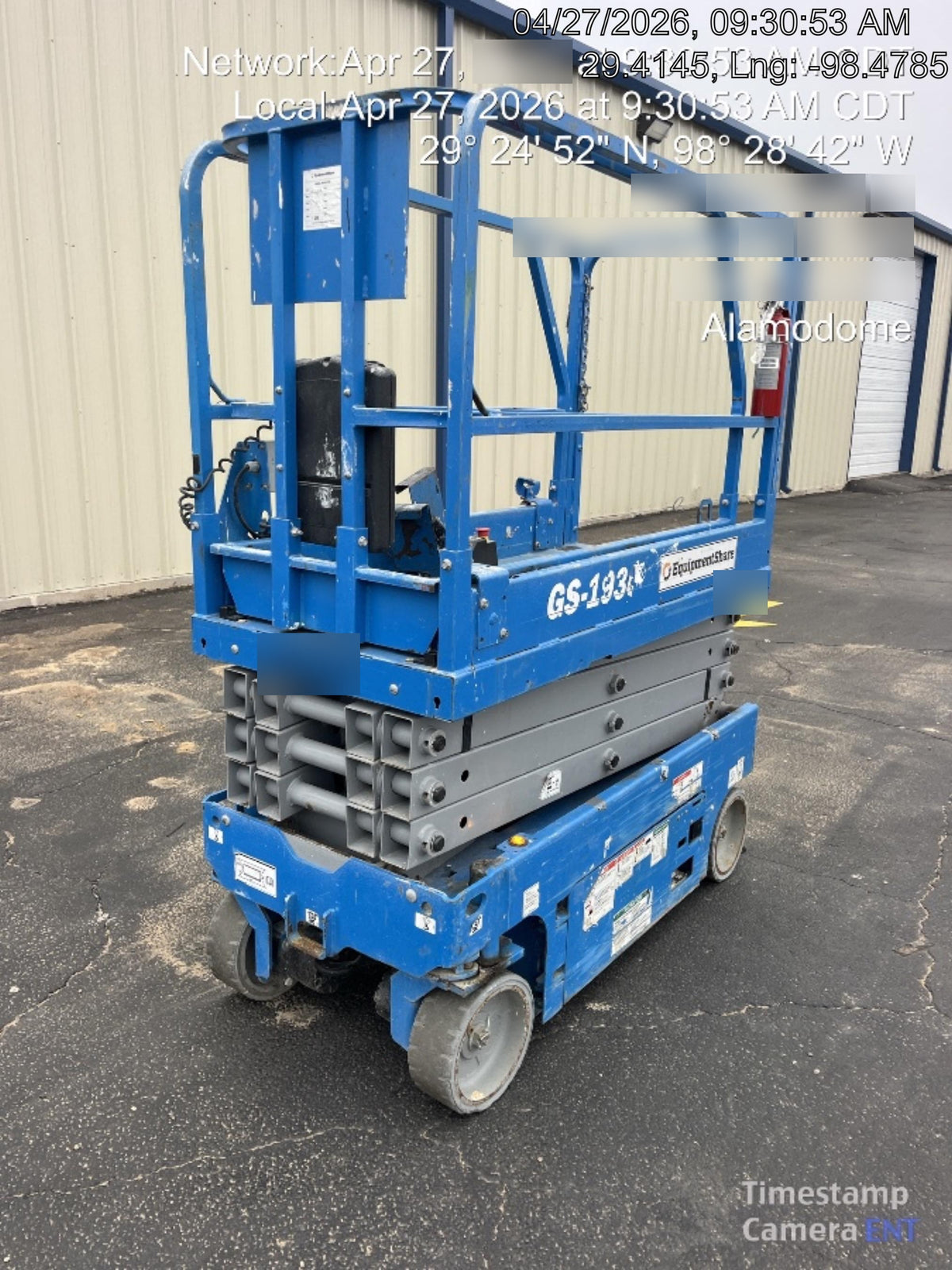 2020 Genie GS-1930 Standard Machine
