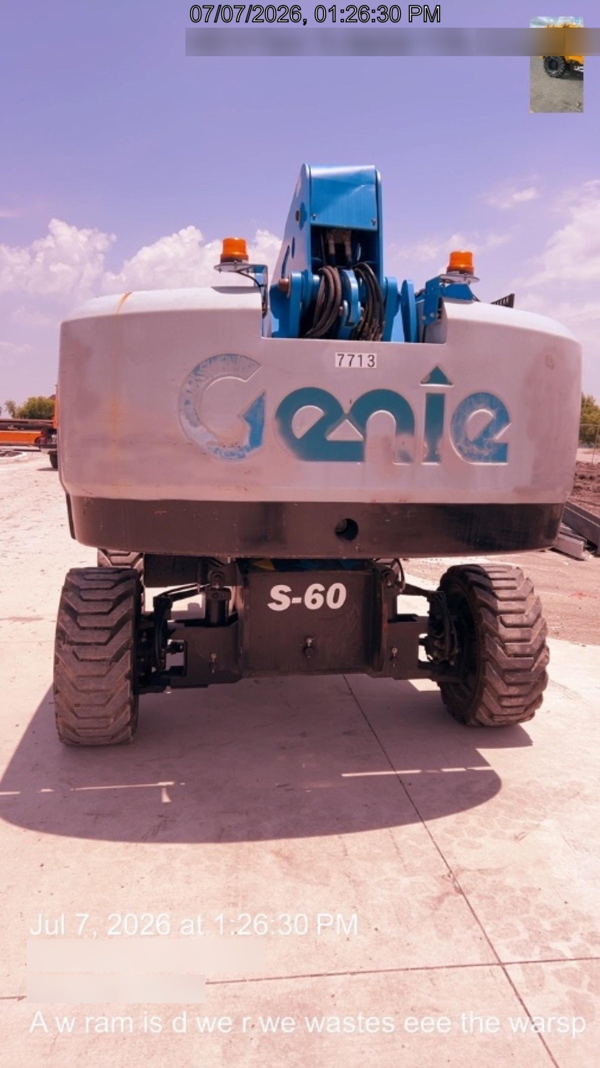 2018 GENIE S-60 X