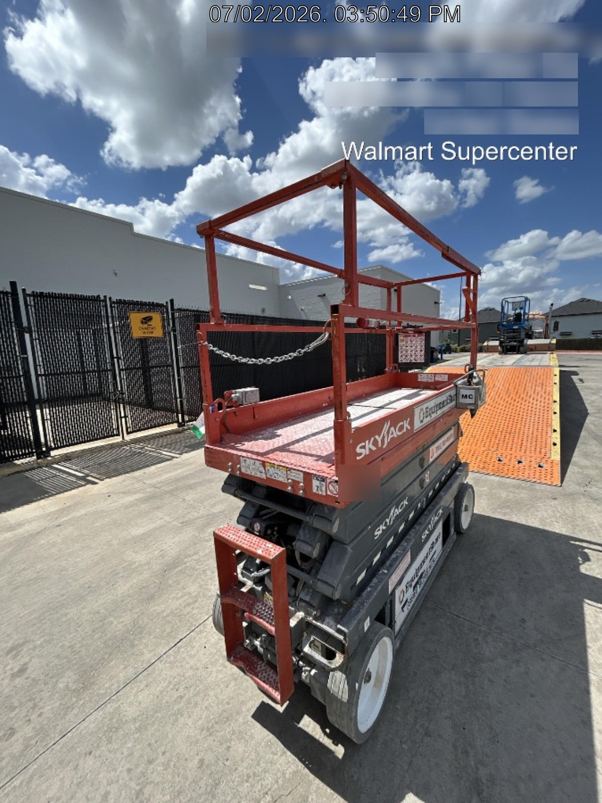 2019 Skyjack SJIII-3226 Standard Options, Trojan Batteries