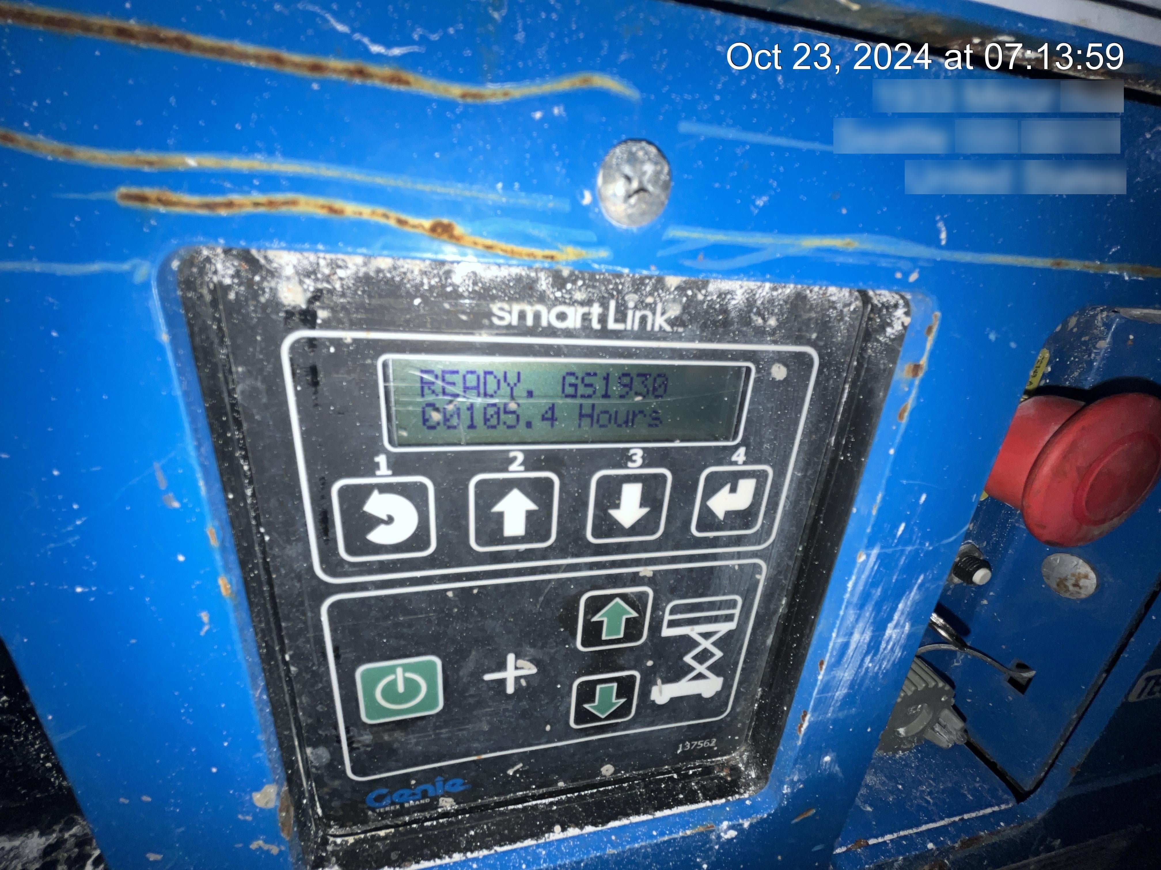 2020 Genie GS-1930 Solid Non Marking Tires, Beacon, Folding rails with half height swing gate, Telematics