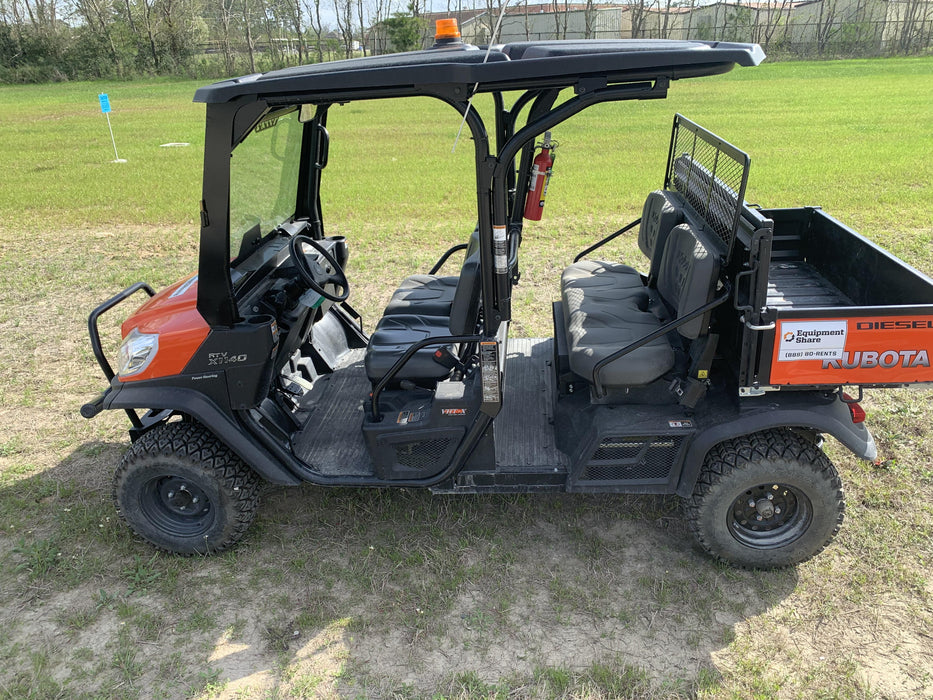 2019 Kubota RTV-X1140W-H 4WD, LED Strobe, Windshield Tempered Glass, Plastic Canopy, Wire Harness Kit, Backup Alarm