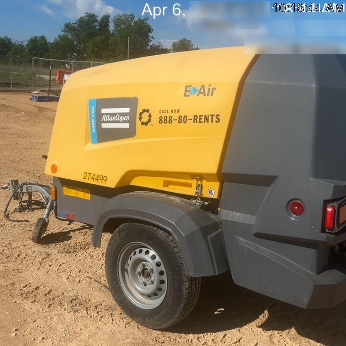 2022 ATLAS COPCO E-AIR H450