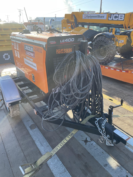 2022 Lincoln Electric LE400 Kubota V1505, Trlr, Cable Rack, Light Kit, ES Decals, T3