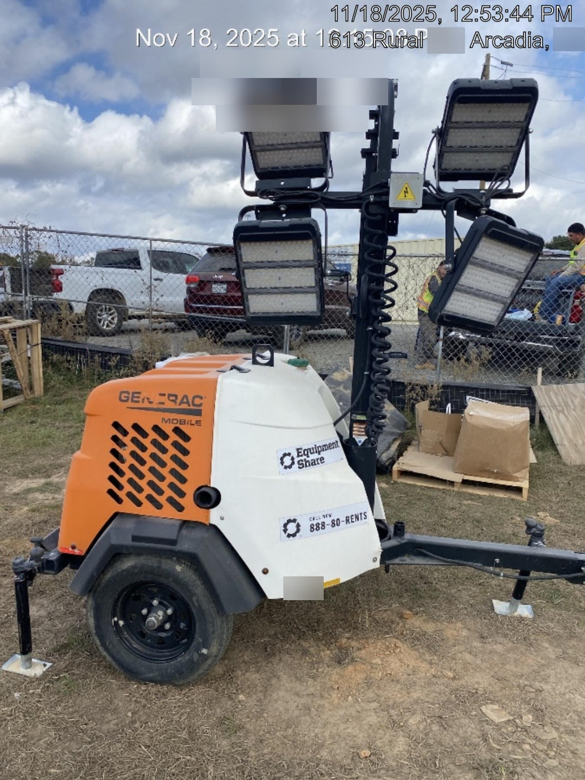 2024 Generac MLT2 Diesel, Flex Switch 120V Input, Powerzone Controller, 
(4) 320W LED Lights, 4kW Generator, 39.9 Gal Fuel Tank, 2" Ball, T3