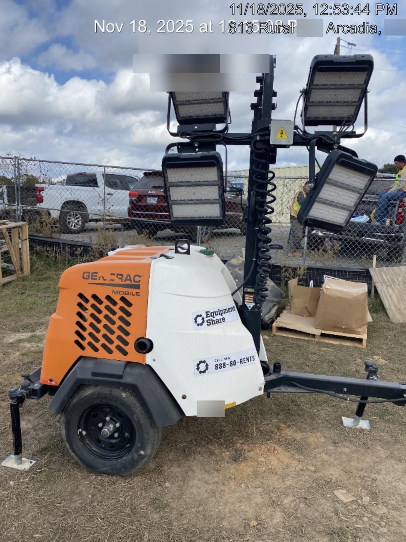 2024 Generac MLT2 Diesel, Flex Switch 120V Input, Powerzone Controller, 
(4) 320W LED Lights, 4kW Generator, 39.9 Gal Fuel Tank, 2" Ball, T3