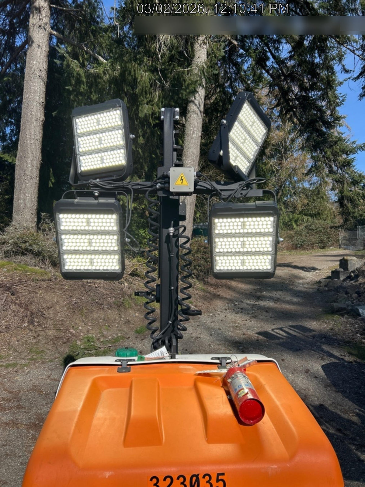 2023 Generac MLT2 Diesel, Flex Switch 120V Input, Powerzone Controller, (4) 320W LED Lights, 4kW Generator, 39.9 Gal Fuel Tank, 2" Ball, T3