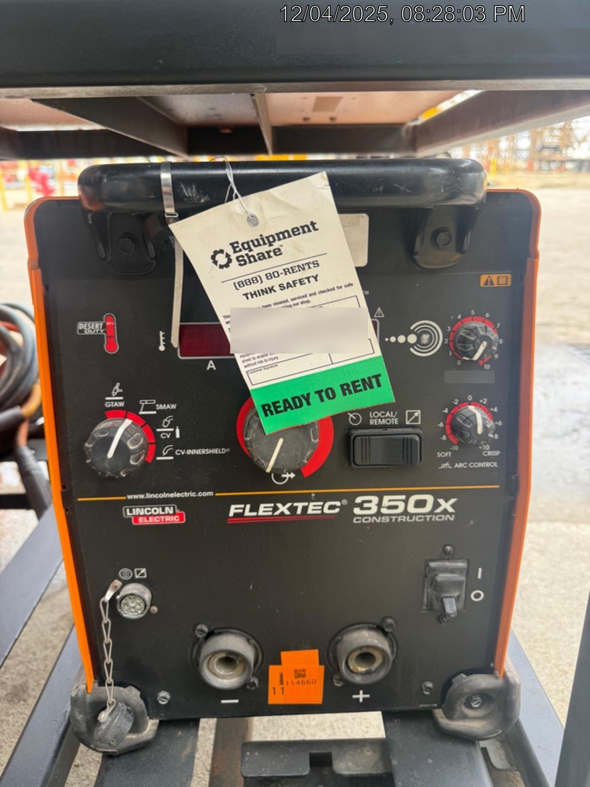2020 LINCOLN ELECTRIC FLEXTEC 350X