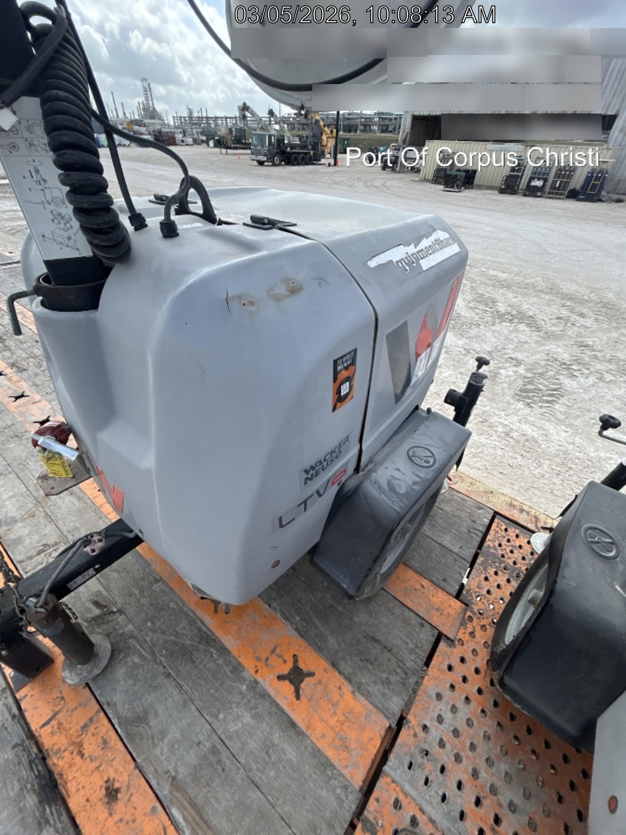 Wacker Neuson LTV6K-MH Power mast, 1100W MH, Fuel Sensors, Wiring Harness