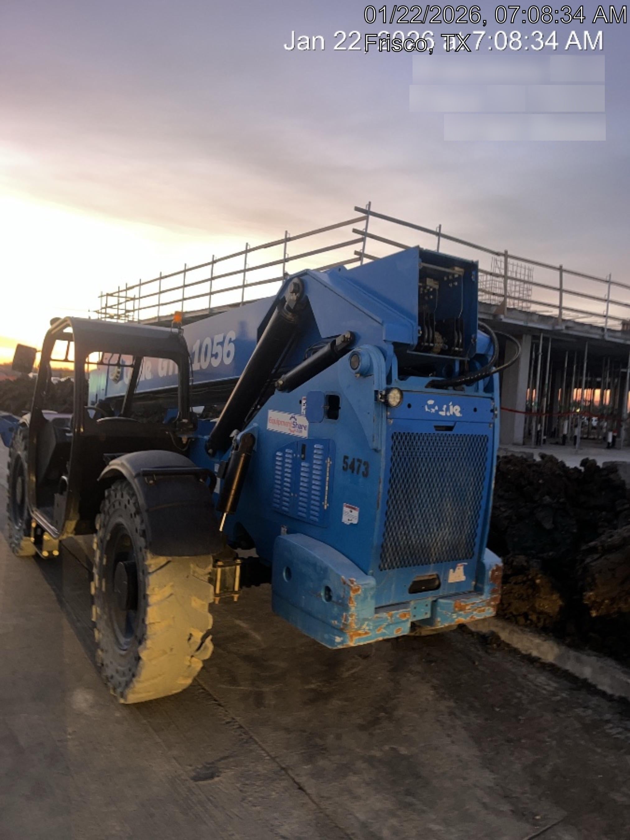 2017 Genie GTH-1056 Open Cab/Solid Tires