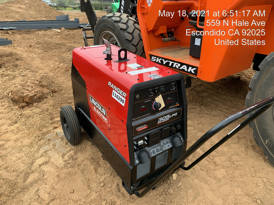 2020 Lincoln Electric Ranger 305 LPG K3430-1, Ranger 305 LPG, Undercarriage, Tank Holder & Strap, 10kw AC Gen, 25hp Kohler LPG Eng