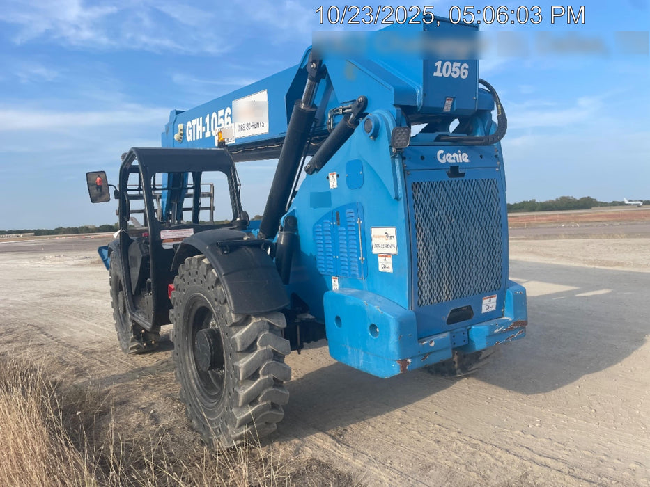 2019 Genie GTH-1056 Canopy, Solid RT Tires, LED Work Lights, Beacon 60" QA Carriage, 60" Forks