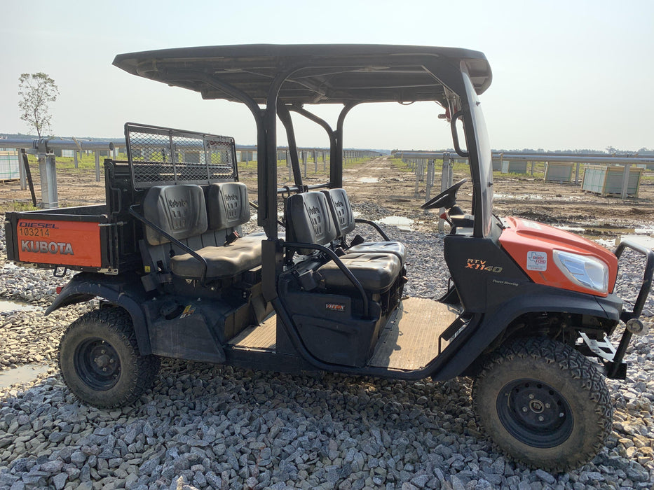 2020 Kubota RTV-X1140W-H 4WD utility cart -LED strobe -Windshield tempered glass -Plastic canopy -Wire harness kit -Backup alarm