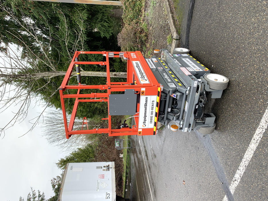 2020 Skyjack SJIII-3219 Solid NM Tires, Half height spring hinged entry gate, Dual Beacons, 800W Inverter