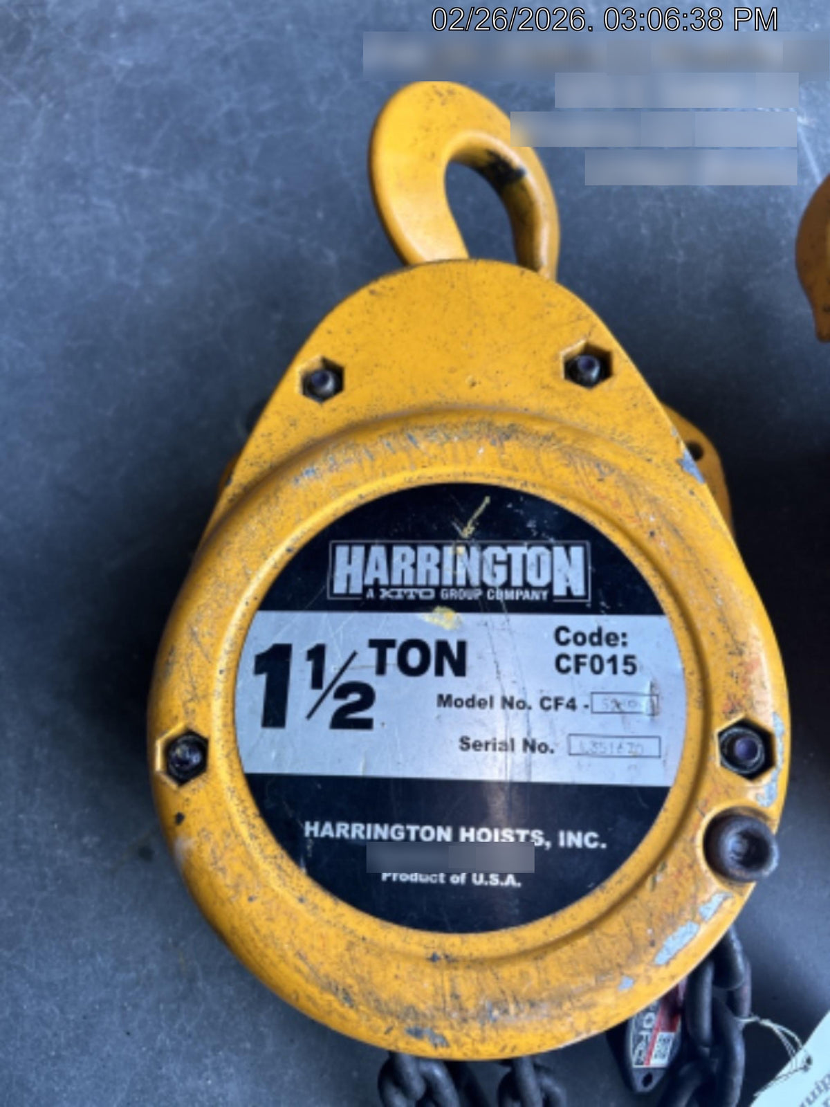 2022 HARRINGTON CF015-30