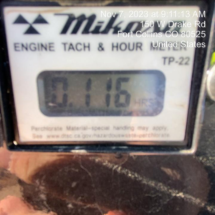 2023 Multiquip MV308GH Honda GX270, 18" Plate, Tachometer