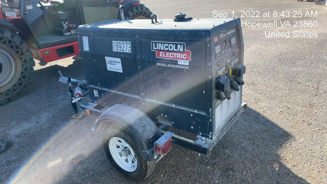 2021 Lincoln Electric Dual Maverick 200/200X Ready Pak 3, Includes Trailer, Cable Rack, Fender Light Kit