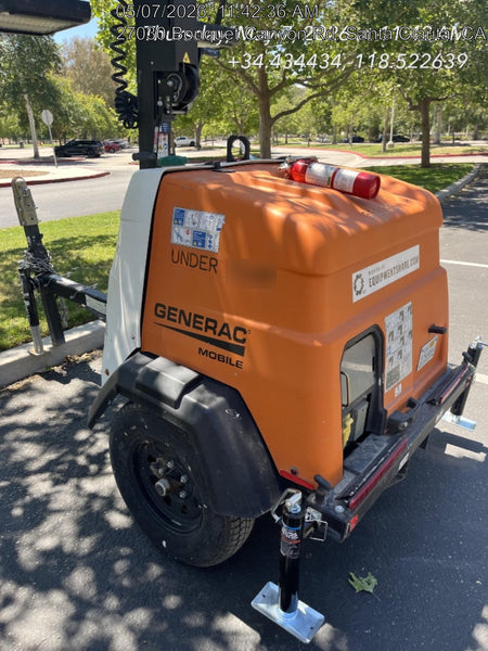 2023 Generac MLT2 Diesel, Flex Switch 120V Input, Powerzone Controller, (4) 320W LED Lights, 4kW Generator, 39.9 Gal Fuel Tank, 2" Ball, T3